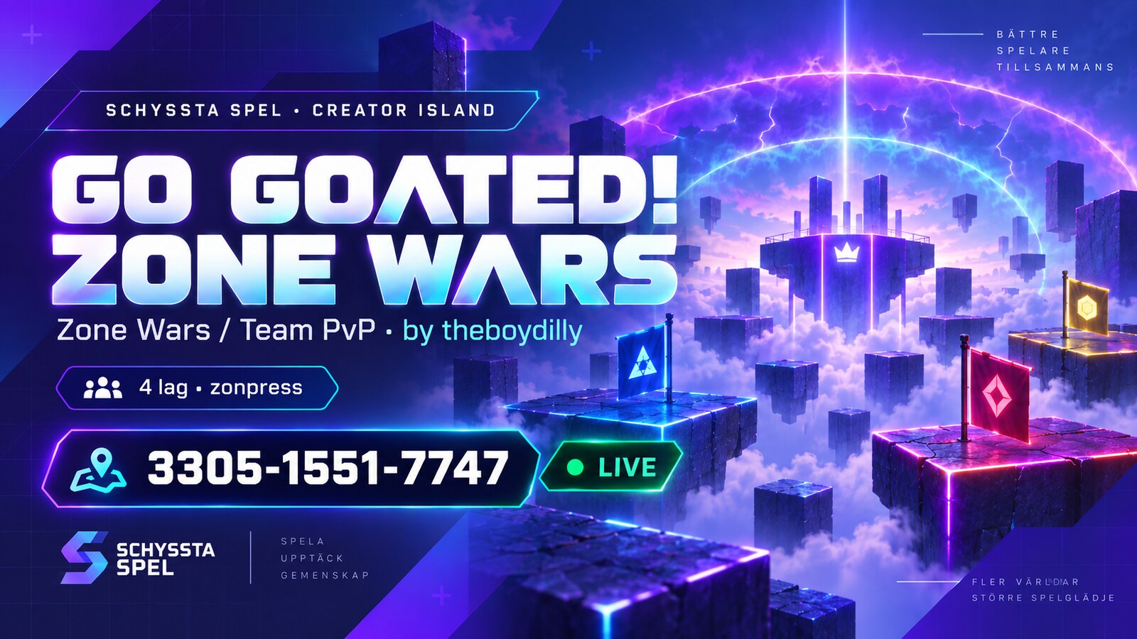 GO GOATED! Zone Wars – Creator Island 3305-1551-7747