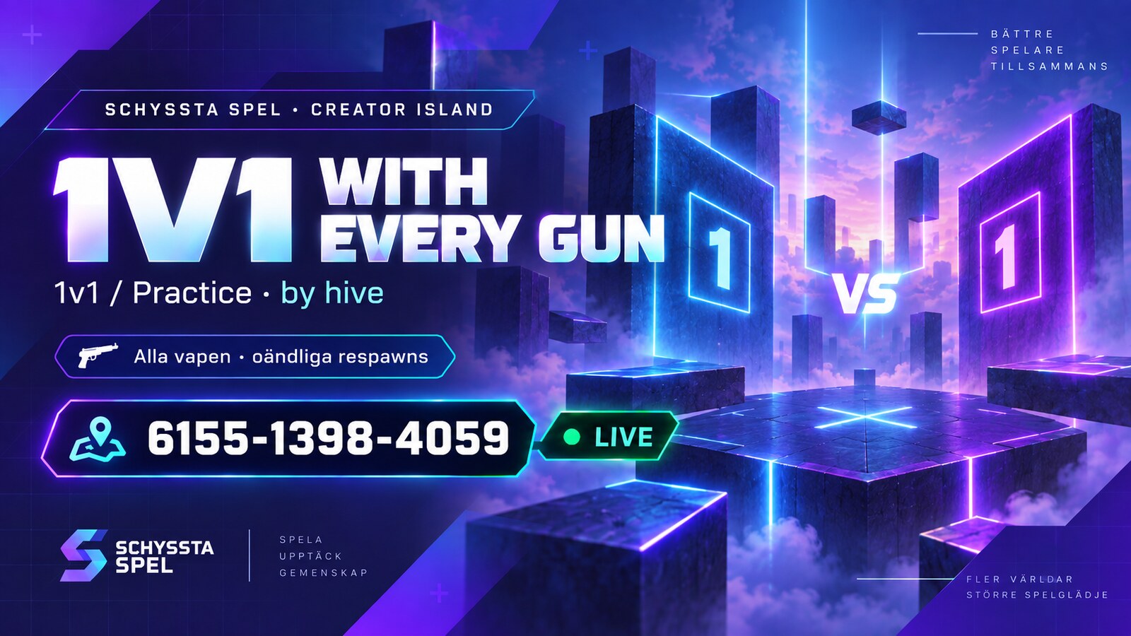 1V1 WITH EVERY GUN – Creator Island 6155-1398-4059