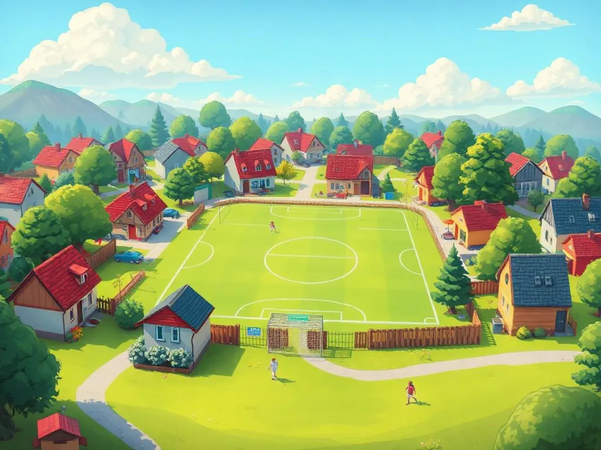 Pleasant Park i Fortnite OG – illustration från Schyssta Spel