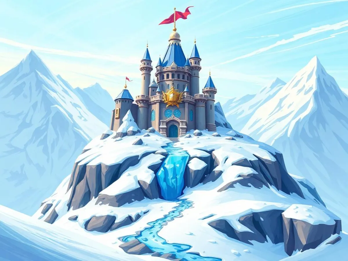 Polar Peak i Fortnite OG – illustration från Schyssta Spel