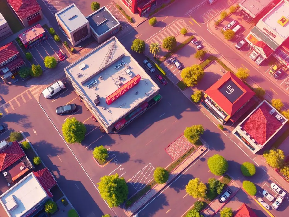 Retail Row i Fortnite OG – illustration från Schyssta Spel