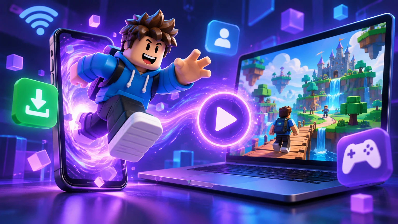 Kom igång med Roblox på mobil och dator